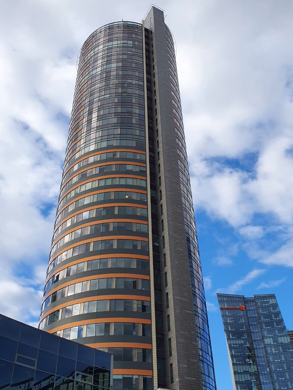 View of the tallest building in the Baltics where Baltic Capital Partners office is located